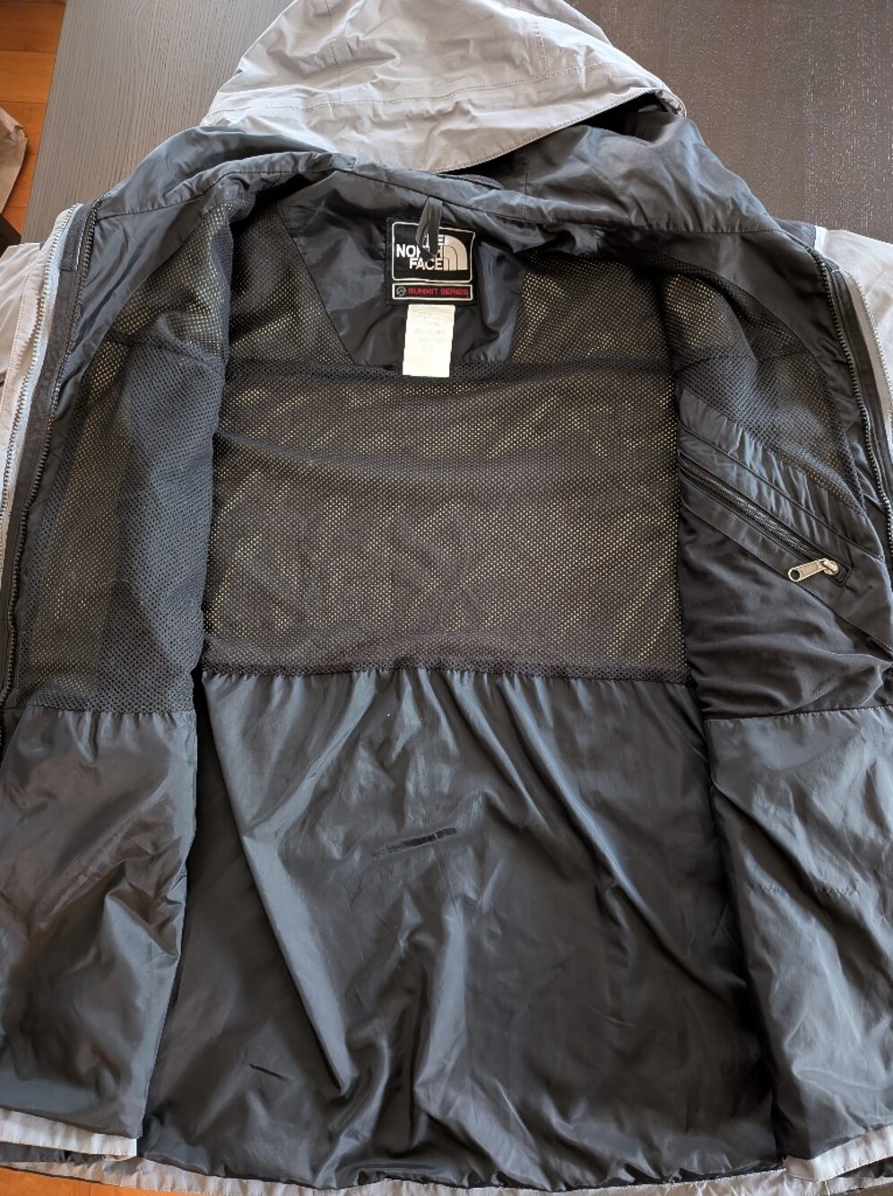 The North Face Summit Series Gore-Tex XCR Jacket Mens XL Grey Black Y2K Vintage - Picture 6 of 14